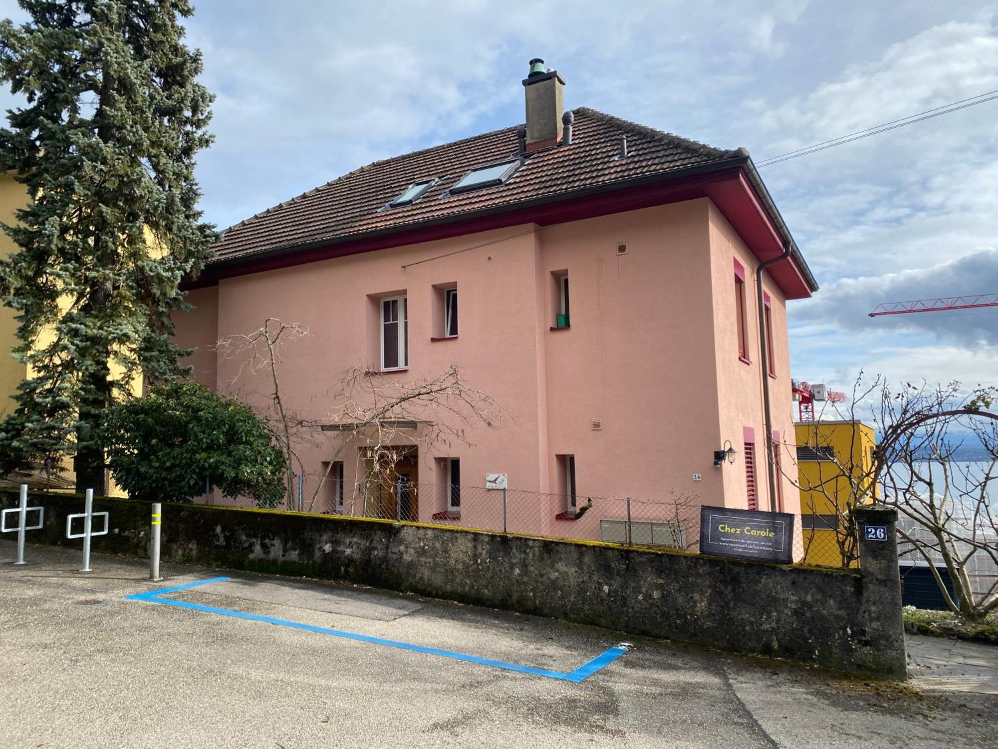 Apartmán Chez Carole Neuchâtel Exteriér fotografie